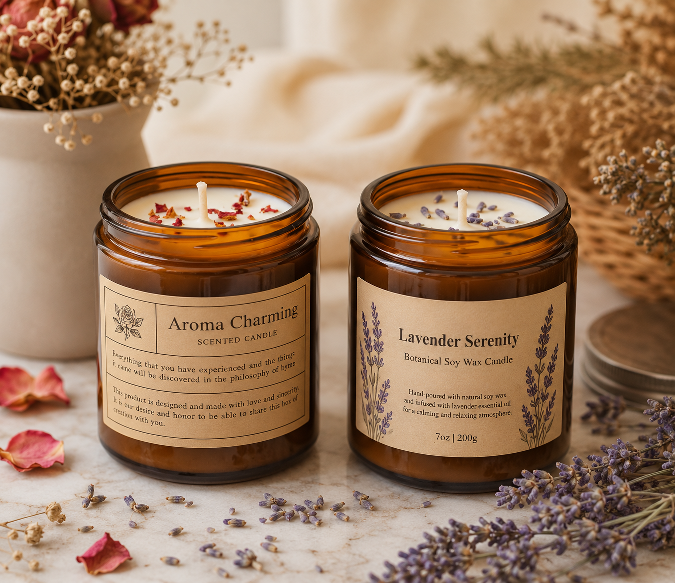 2X Scented Candle