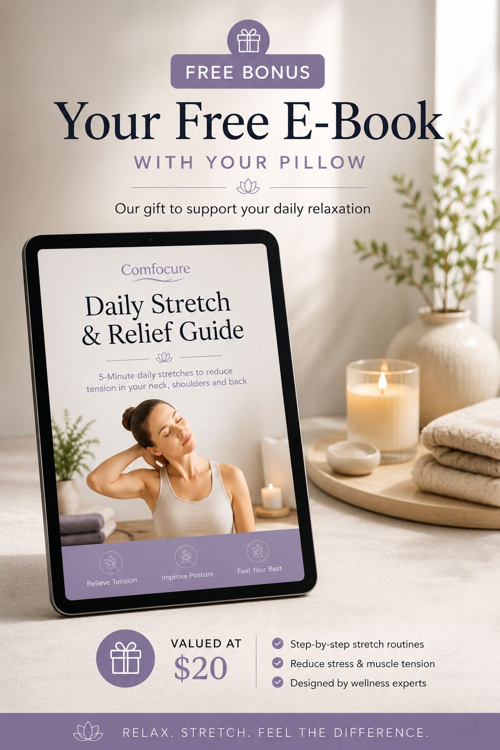 Daily Stretch & Relief Guide E-Book
